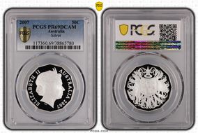 2007 50C Silver PR69DCAM