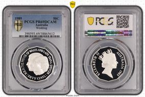 1989 50C Wedding Ag PR69DCAM