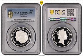 1989 50C Wedding Ag PR69DCAM