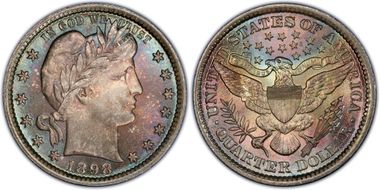 1898 25C MS68