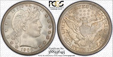 1908 25C MS67+