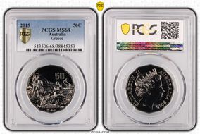 2015 50C Greece MS68