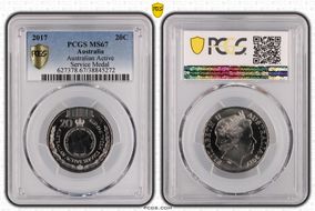 2017 20C Australian Active Service Medal MS67