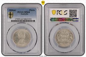 1960(m) Florin MS64