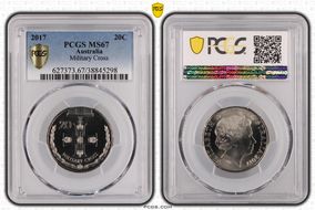 2017 20C Military Cross MS67