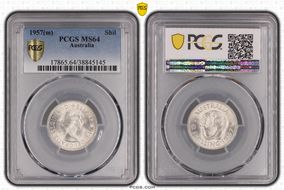 1957(m) Shil MS64