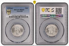 1959(m) Shil KM-59  Ag MS65