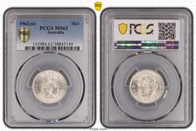 1962(m) Shil KM-59  Ag MS62