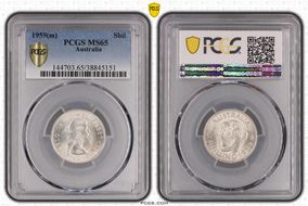 1959(m) Shil KM-59  Ag MS65