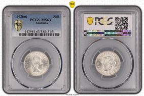 1962(m) Shil KM-59  Ag MS63