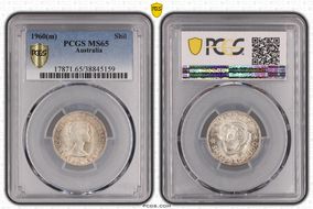 1960(m) Shil KM-59 Ag MS65