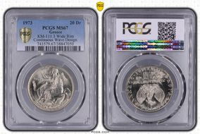 1973 20 Dr KM-111.3 Wide Rim Continuous Wave Design MS67