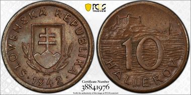 1942 10 H KM-1 MS64BN