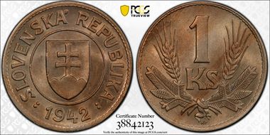 1942 Koruna MS64