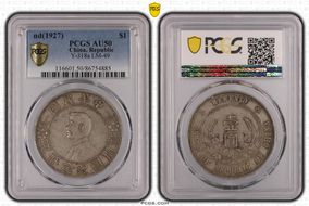 (1927) $1 Y-318a LM-49 AU50