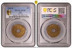 1942-S 1D AU58