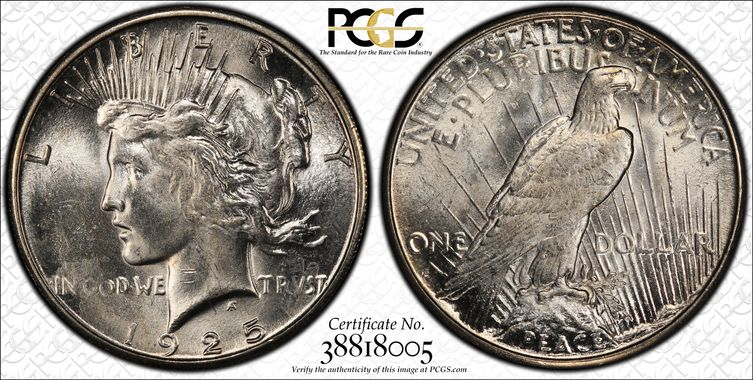 Cert 38818005 - Coin Image