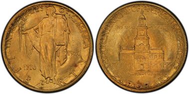 1926 $2.50 Sesquicentennial MS65