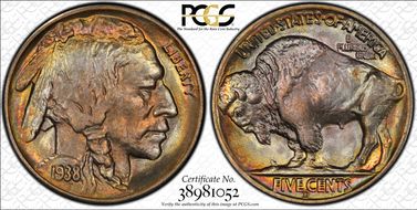 1938-D/D 5C Buffalo MS67+