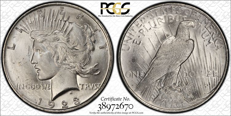 Cert 38972670 - Coin Image