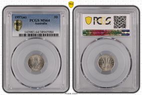 1957(m) 3D MS64