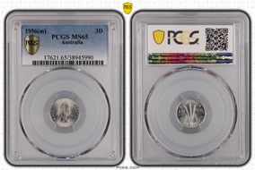 1956(m) 3D MS65