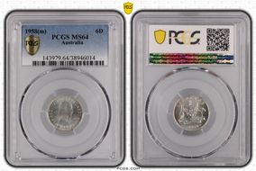 1958(m) 6D MS64