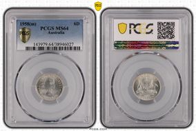 1958(m) 6D MS64