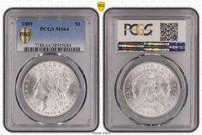 1889 $1 MS64