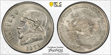 1971-Mo Peso MS65