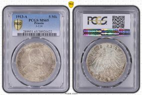 1913-A 5 Mk J-114 MS65