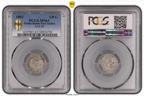 1802 1/8 G KM-80 MS63