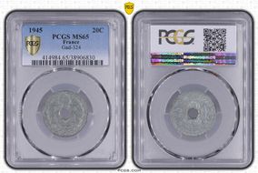 1945 20C Gad-324 F-155 MS65