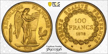 1878-A 100 Fr Gad-1137 F-552 MS64
