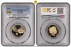 2019 $1 G- G'Day Great Aussie Coin Hunt PR68DCAM