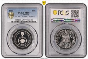 2016 50C 50 Yrs Decimal Currency MS67