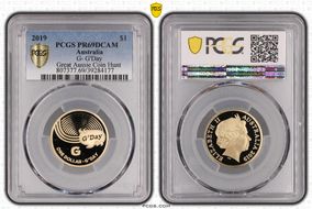 2019 $1 G- G'Day Great Aussie Coin Hunt PR69DCAM