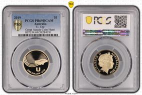 2019 $1 U- Ute Great Aussie Coin Hunt PR69DCAM