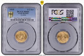 1915 1/2 Sov S-4006 MS66