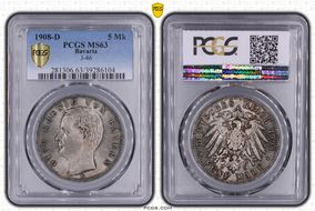 1908-D 5 Mk J-46 MS63