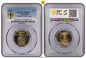 2017 $1 Battle of Beersheba MS67