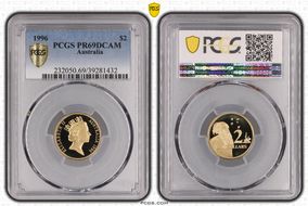 1996 $2 PR69DCAM