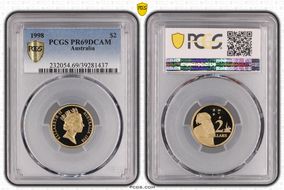 1998 $2 PR69DCAM