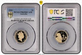 1992 $2 PR69DCAM
