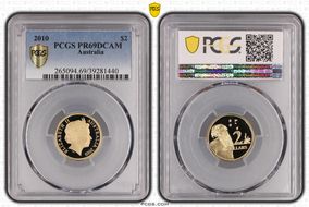 2010 $2 PR69DCAM