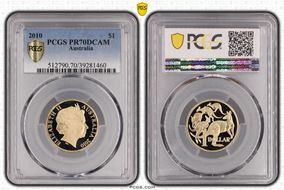 2010 $1 PR70DCAM