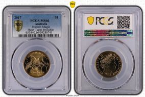 2017 $1 Possum Magic Hush Turns Invisible MS66