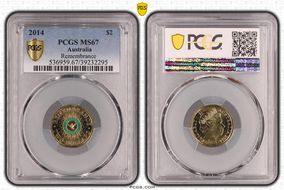 2014 $2 Remembrance - Colorized MS67