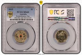 2015 $2 Remembrance Day Colorized In Flanders Fields MS68