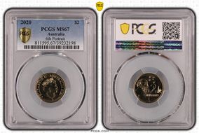 2020 $2 6th Portrait MS67